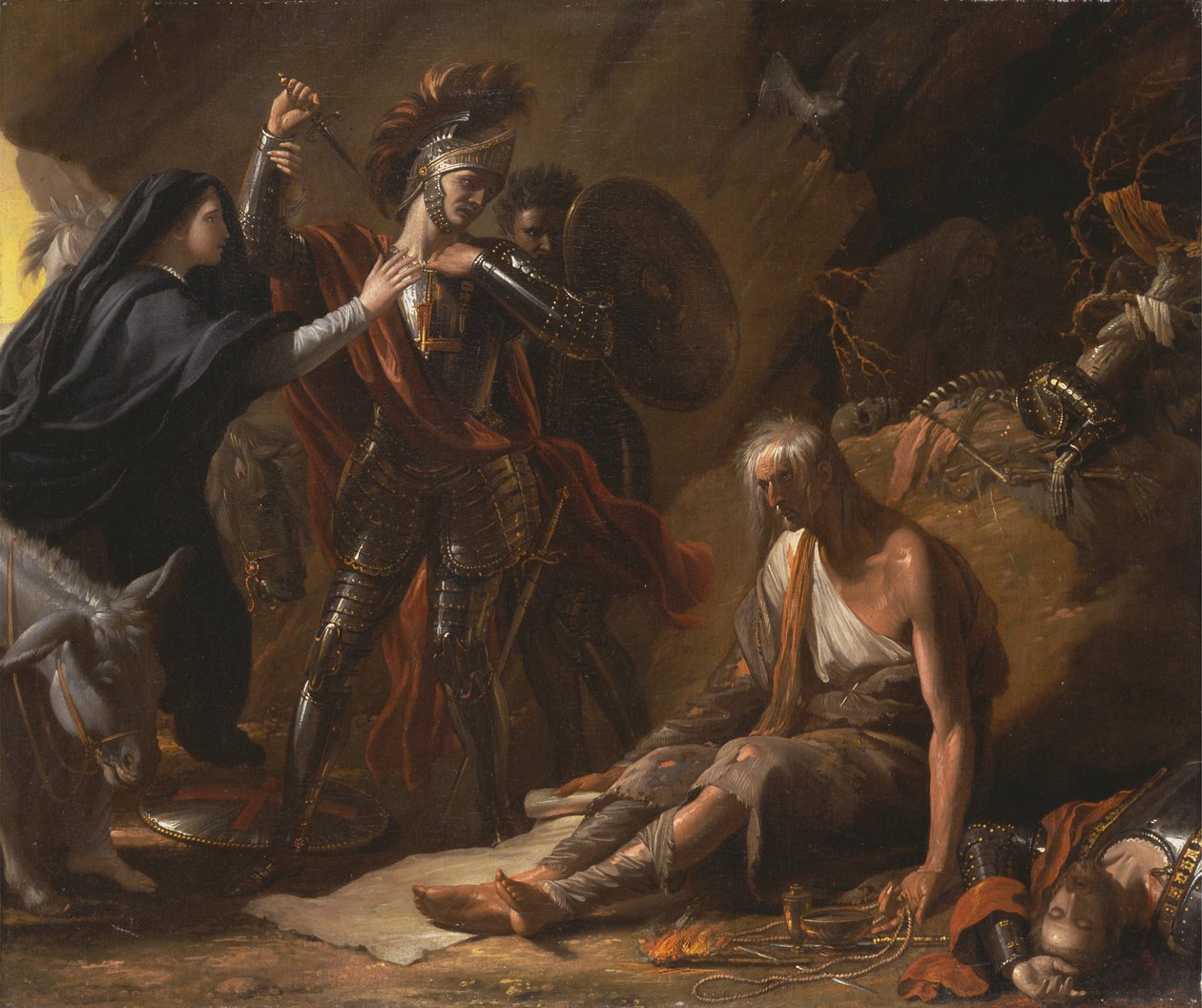 A Caverna do Desespero de Benjamin West