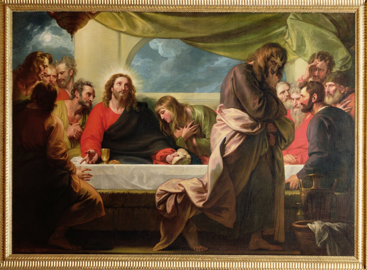 A Última Ceia, 1786 de Benjamin West