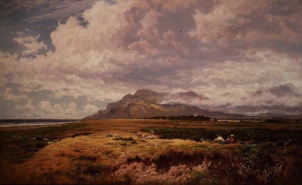 Perto de Harlech, no norte do País de Gales de Benjamin Williams Leader