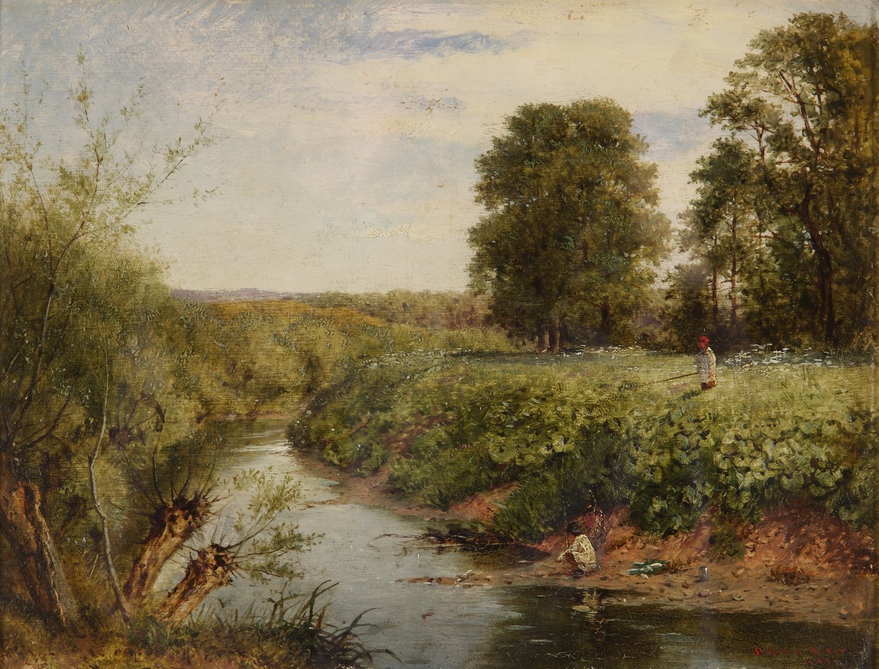 No Teme em Worcester, 1855 de Benjamin Williams Leader