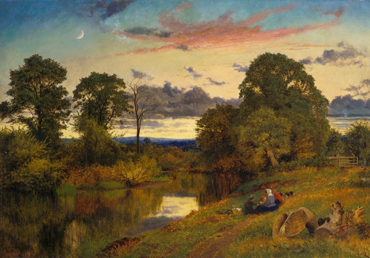 Pôr do sol de Benjamin Williams Leader