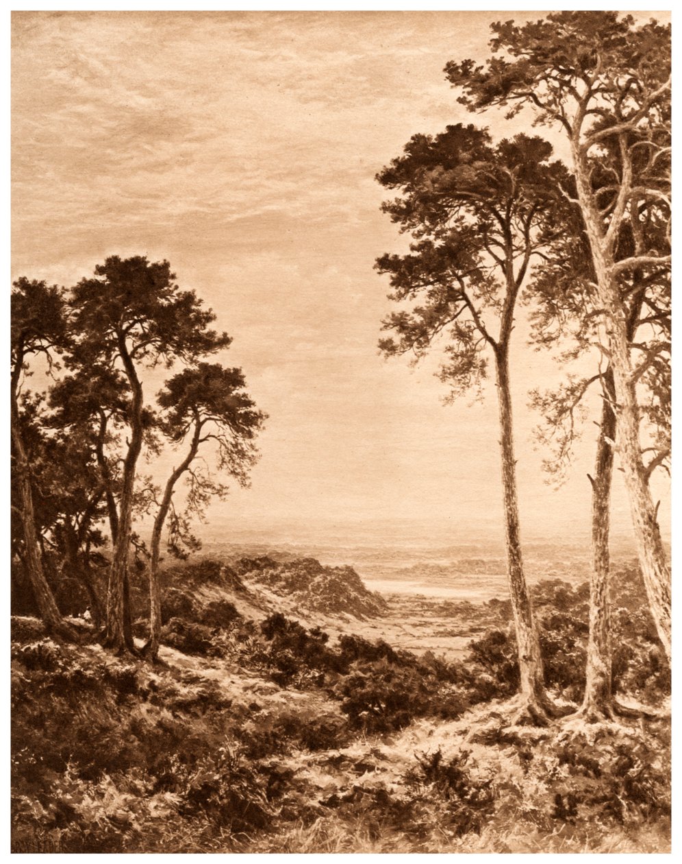 Pôr do sol depois da chuva, 1903 de Benjamin Williams Leader