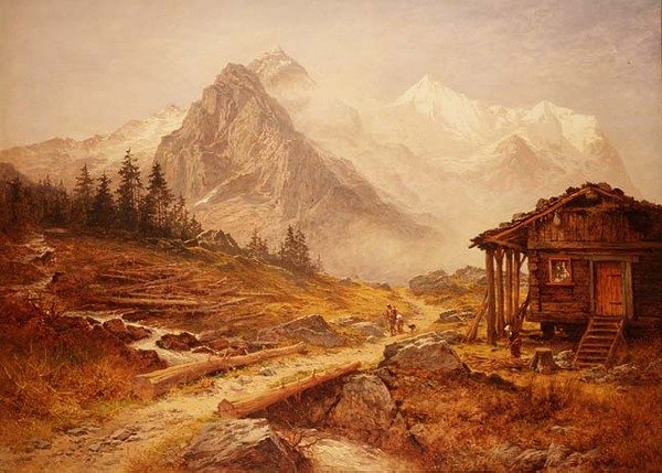 Vista de Zugspitze de Garmisch-Partenkirchen de Benjamin Williams Leader