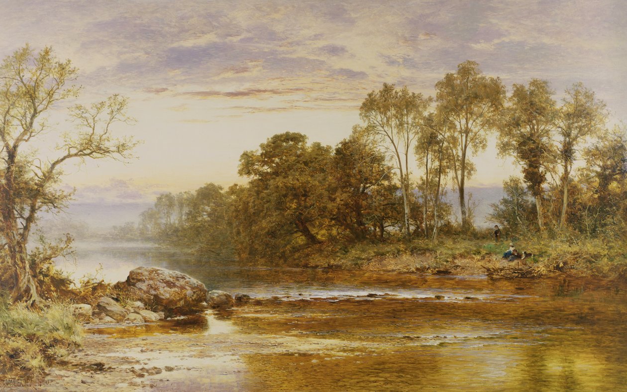 Quando o sol está definido de Benjamin Williams Leader