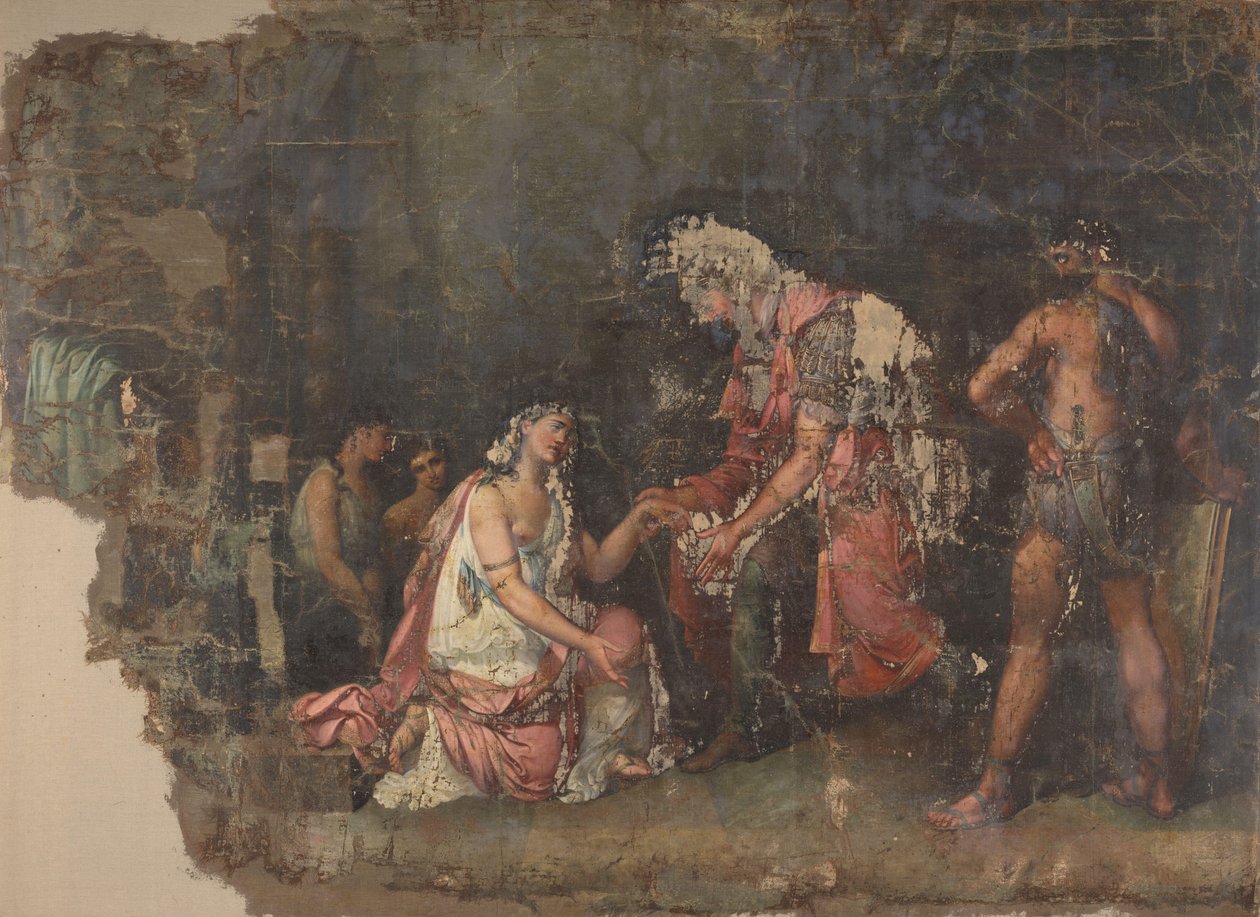 Sophonisba ajoelhado perante Masinissa, Rainha da Numídia de Benjamin Wolff