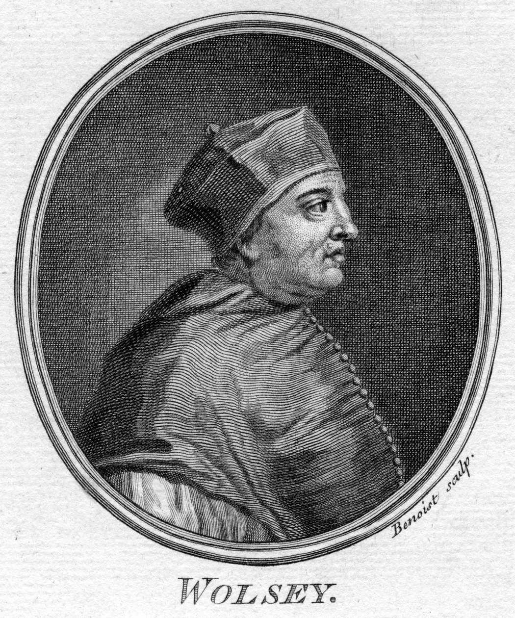 Thomas Wolsey c1475-1530, estadista inglês. de Benoist