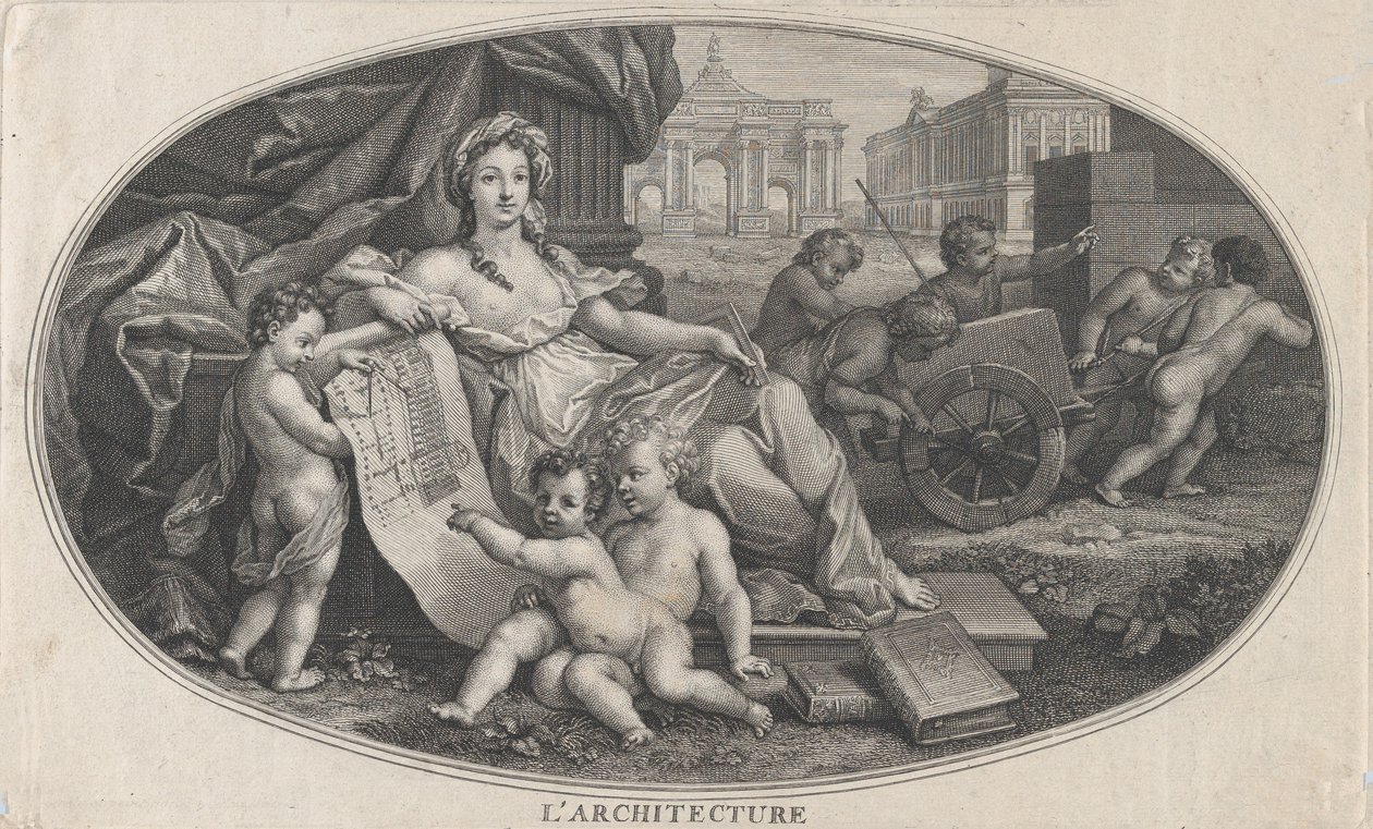 Arquitetura, 1690. de Benoit Audran I