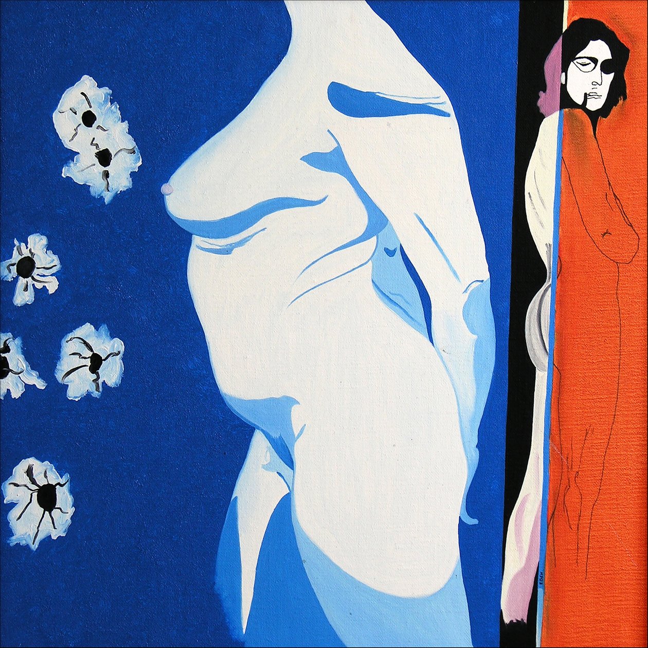 Fotógrafos americanos 5, 2000 (óleo sobre tela) de Benoit Erwann Boucherot