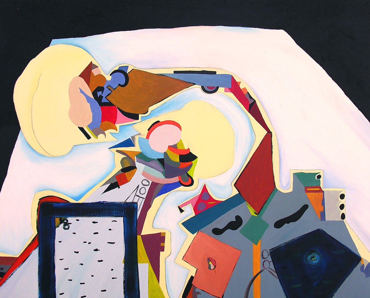 Dormeurs, 2000 (óleo sobre tela) de Benoit Erwann Boucherot