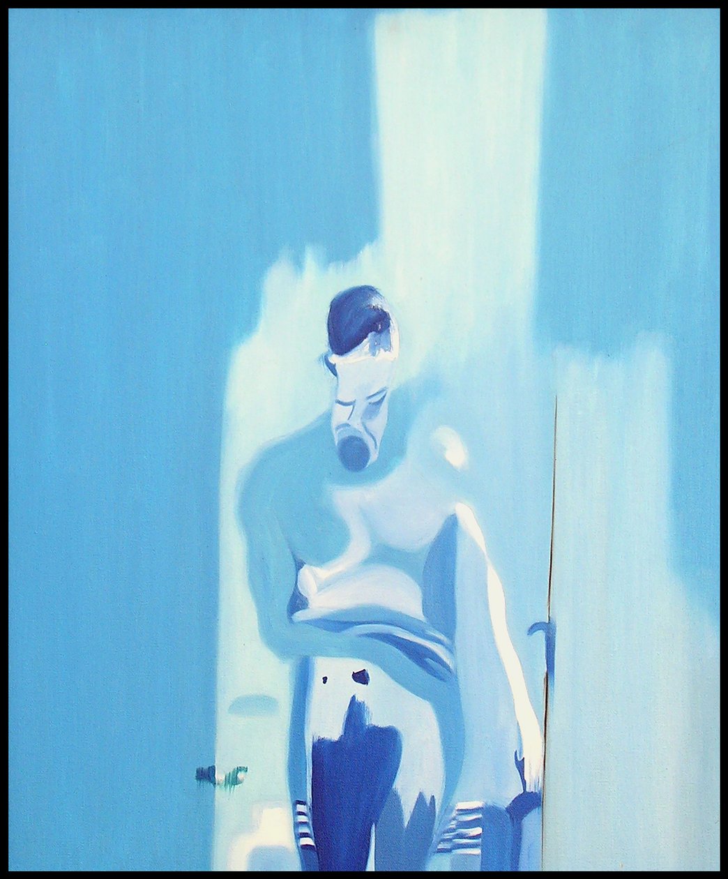 Homme idéal en contrejour surxposé, 2000 (óleo sobre tela) de Benoit Erwann Boucherot