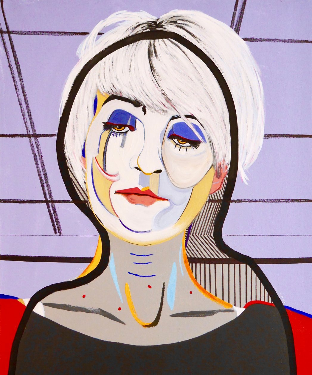 O navio dos tolos : Sarah Lou, 2020 (óleo sobre tela) de Benoit Erwann Boucherot