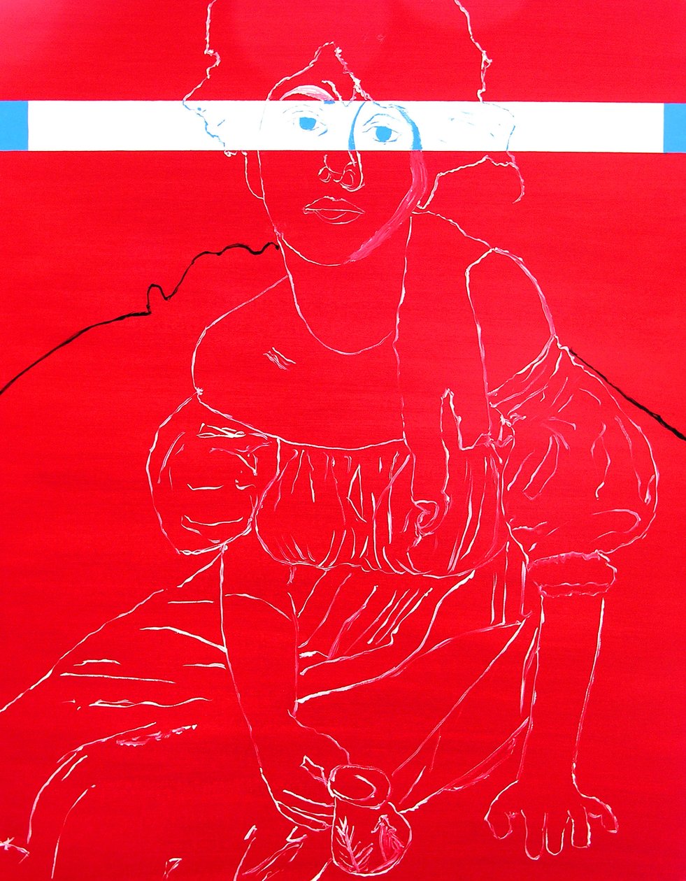 Miss N. 2, 2000 (óleo sobre tela) de Benoit Erwann Boucherot