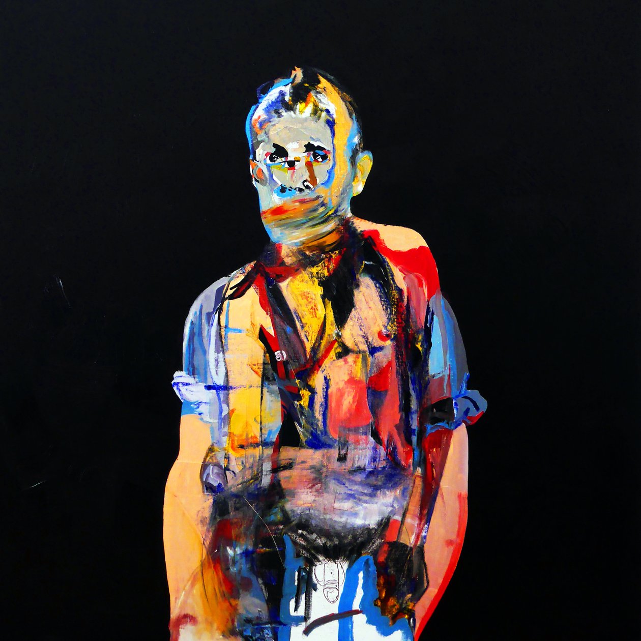 Surportrait : Jean Genet, 2017 (óleo sobre tela) de Benoit Erwann Boucherot