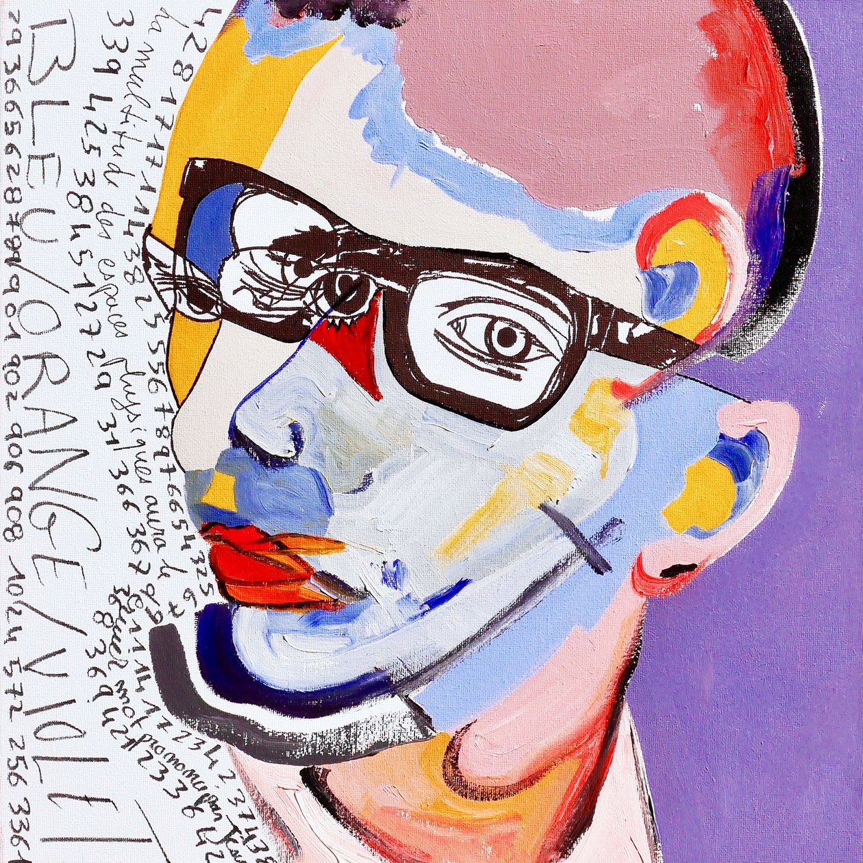 Surportrait: Kurt Cobain  Yves Saint-Laurent, 2019 (óleo sobre tela) de Benoit Erwann Boucherot