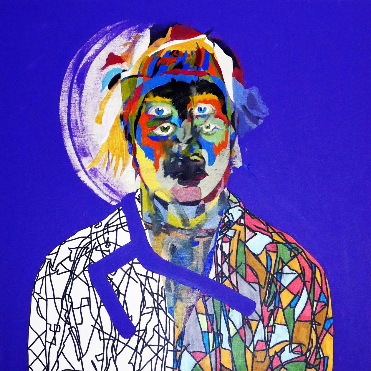 Surportrait : Olivier Corseri, 2019 (óleo sobre tela) de Benoit Erwann Boucherot