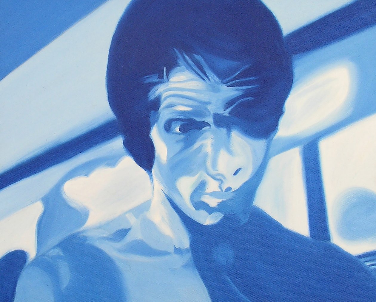 Surportrait : Sébastien, 2005 (óleo sobre tela) de Benoit Erwann Boucherot