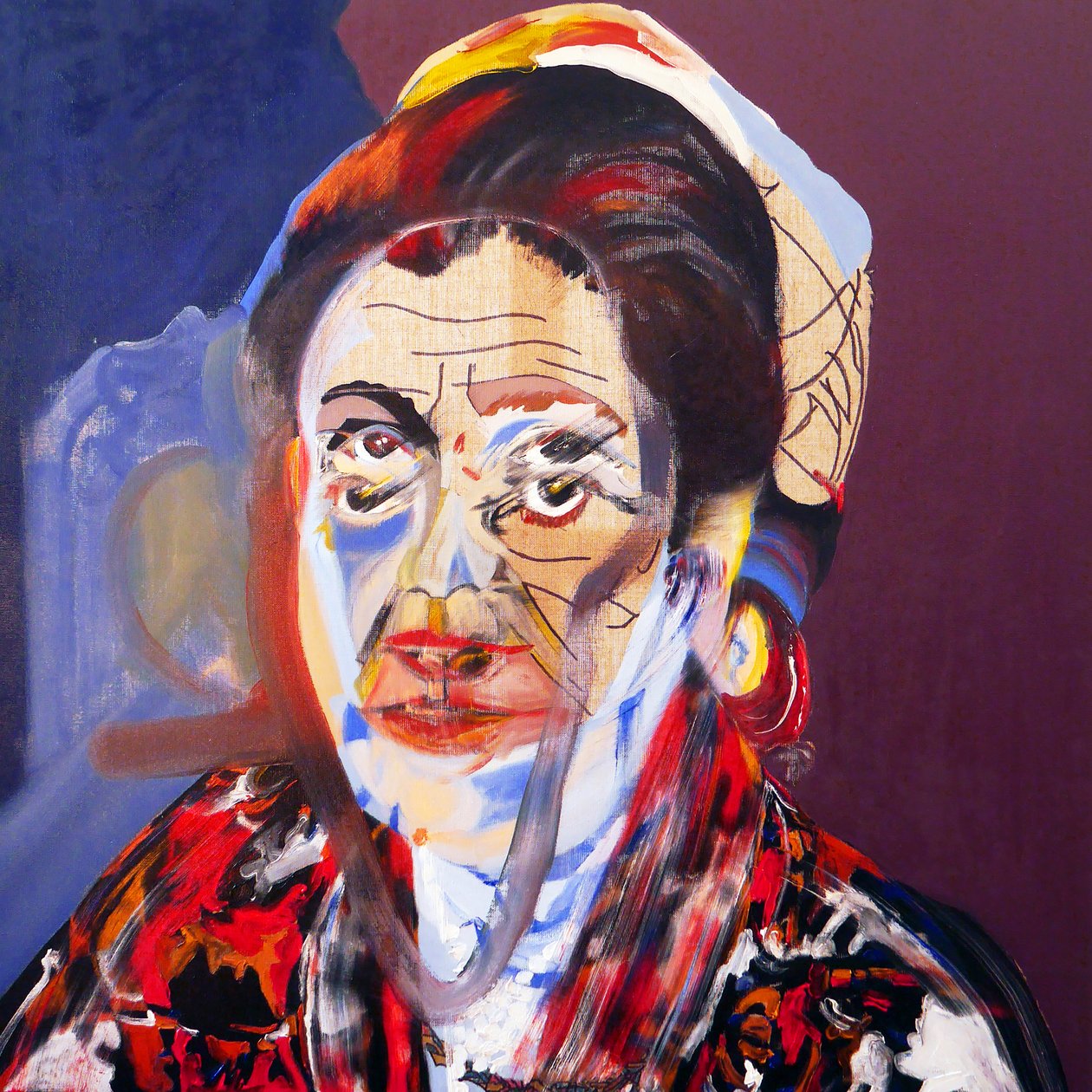 Surportrait : Simone Veil, 2020 (óleo sobre tela) de Benoit Erwann Boucherot