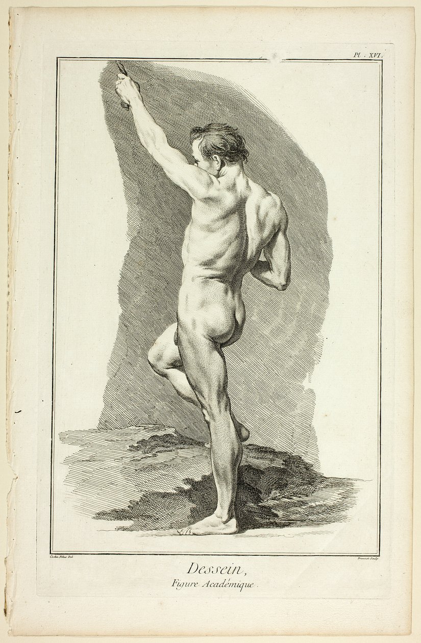 Design: Academic Figure, da Encyclopédie de Benoit Louis Prevost