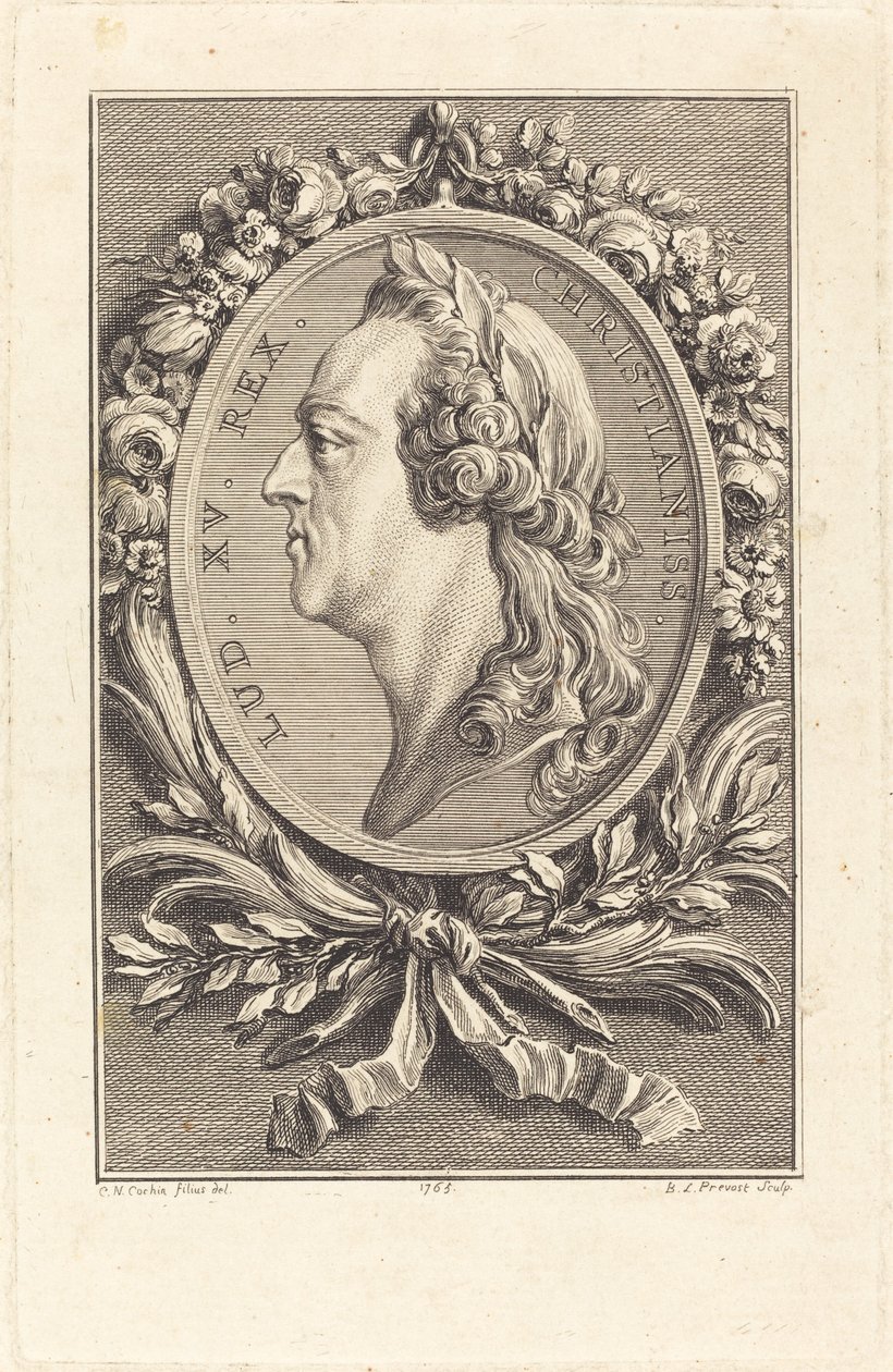 Luís XV, 1765. de Benoit Louis Prevost