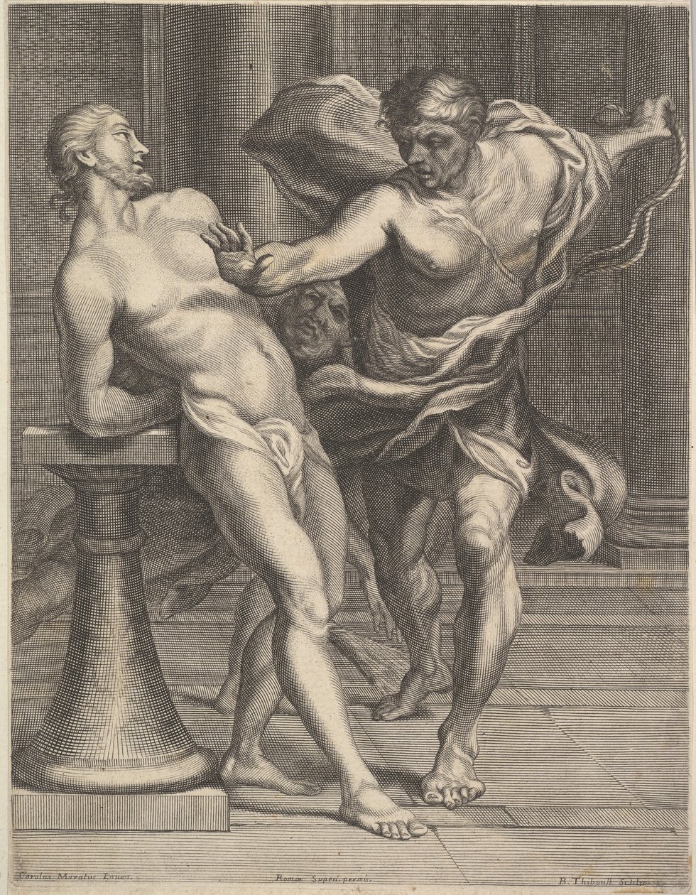 Flagelação de Cristo, 1680-1719. de Benoit Thiboust