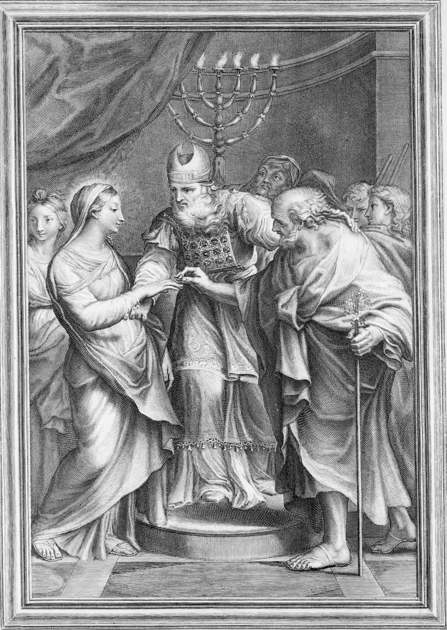 Casamento da Virgem, 1645-1724. de Benoît Farjat