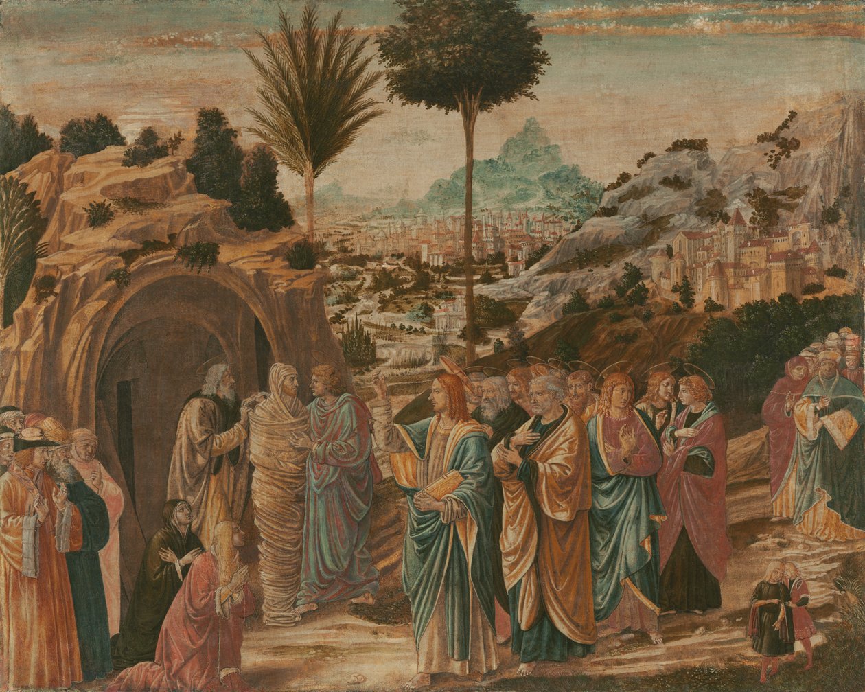 O levantamento de Lázaro de Benozzo di Lese di Sandro Gozzoli
