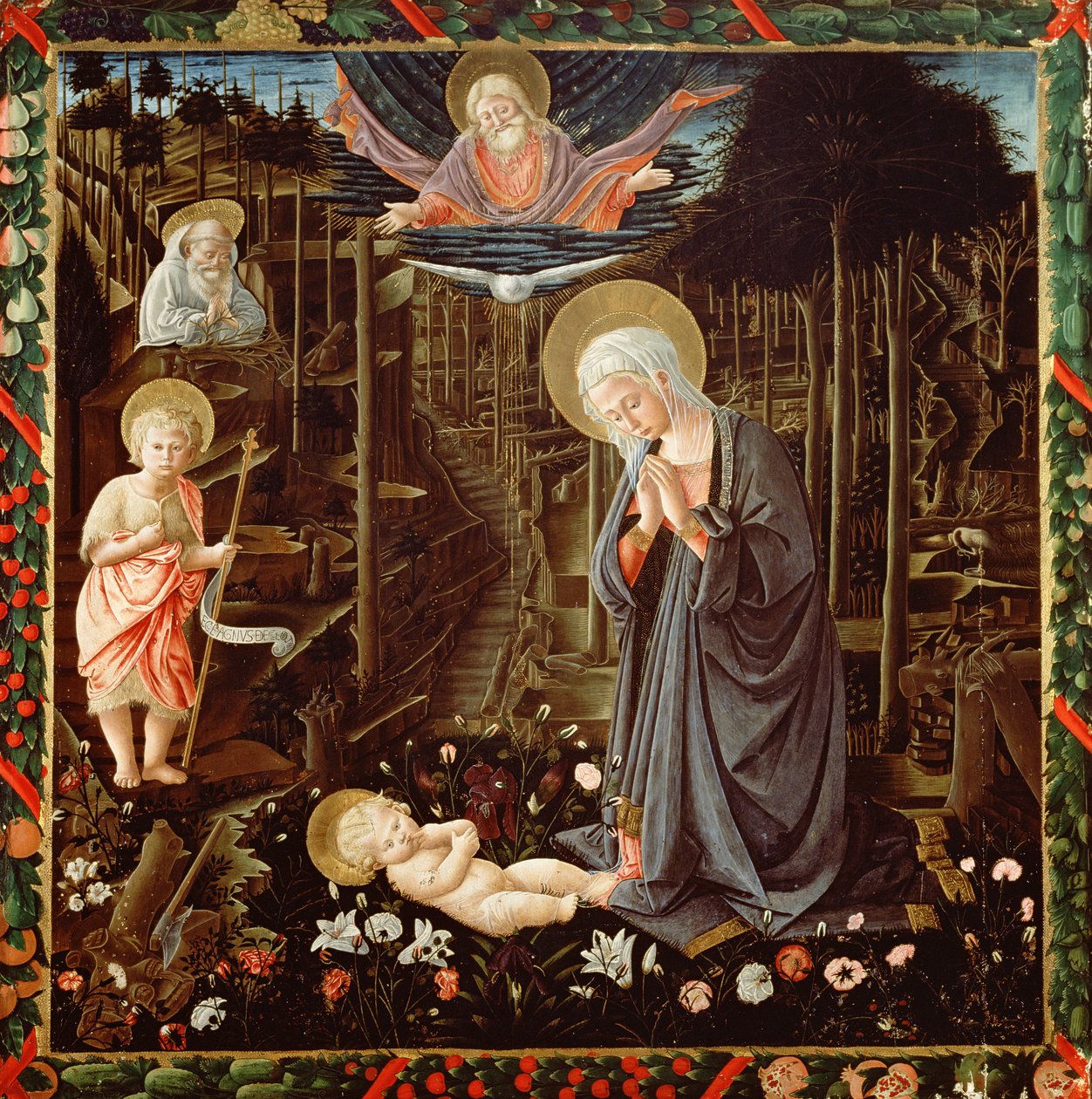 Madonna e criança, da capela dos magos de Benozzo di Lese di Sandro Gozzoli