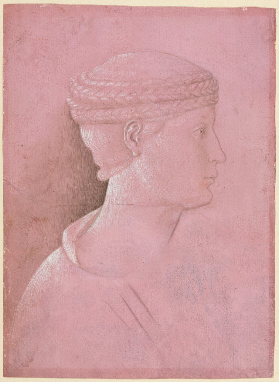Bust of a Woman recto, c. 1458. de Benozzo Gozzoli