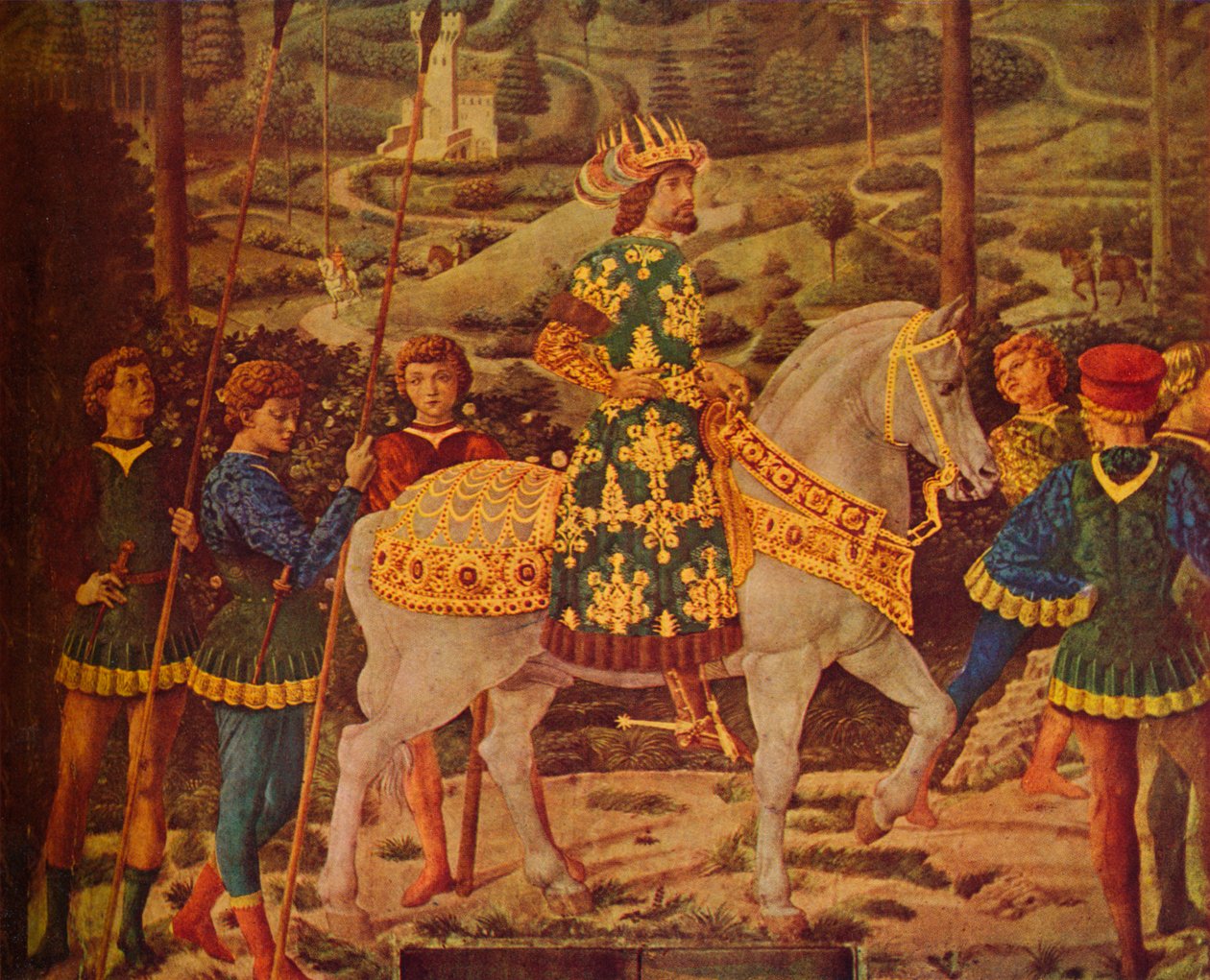 A Jornada dos Magos, 1459-1461 de Benozzo Gozzoli