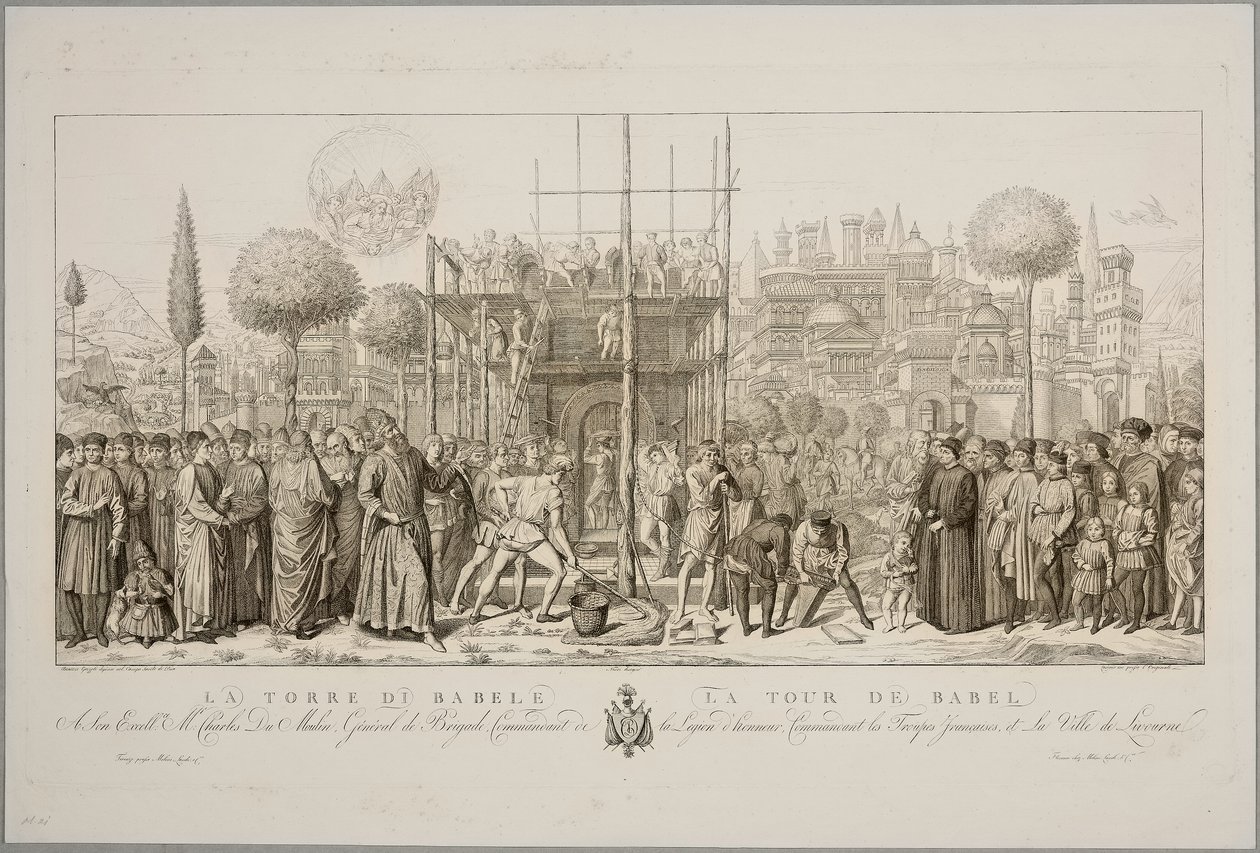A Torre de Babel de Benozzo di Lese di Sandro (and followers) Gozzoli