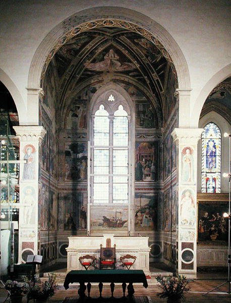 Episódios da Vida de Santo Agostinho, 1463-65 (ver também 192535, 192550, 192551, 192553, 192554) de Benozzo di Lese di Sandro Gozzoli
