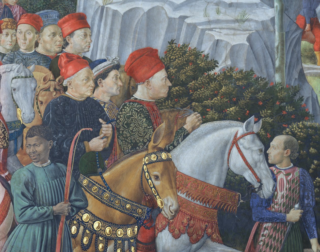 A Viagem dos Reis Magos de Benozzo di Lese di Sandro Gozzoli