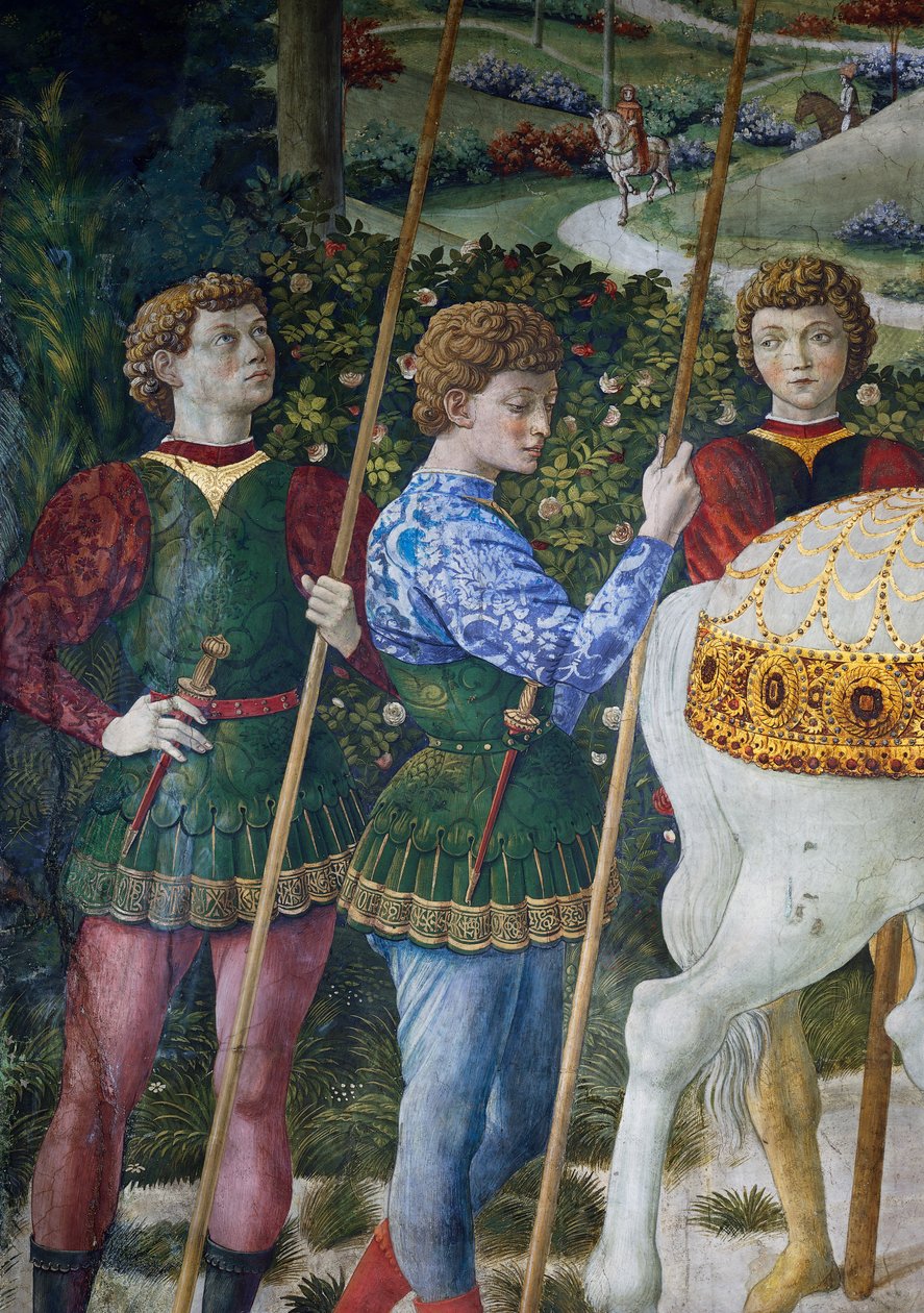 A procissão dos Reis Magos, detalhe de Benozzo di Lese di Sandro Gozzoli