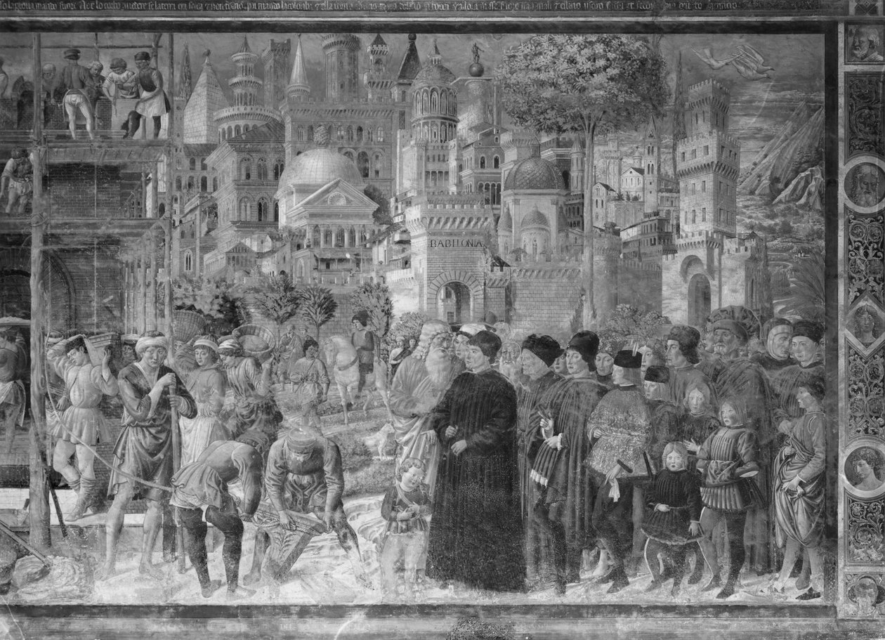 A Torre de Babel de Benozzo di Lese di Sandro Gozzoli