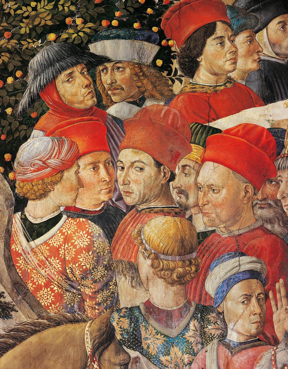 A cavalgada dos Reis Magos de Benozzo di Lese di Sandro Gozzoli