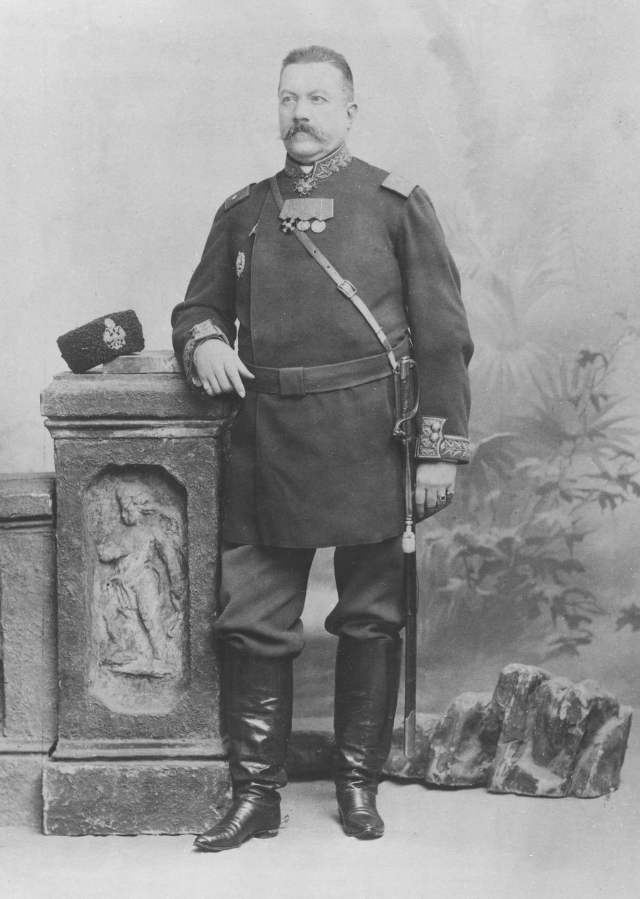 Retrato do General E. Alex de Pogojeff de Benque Studio