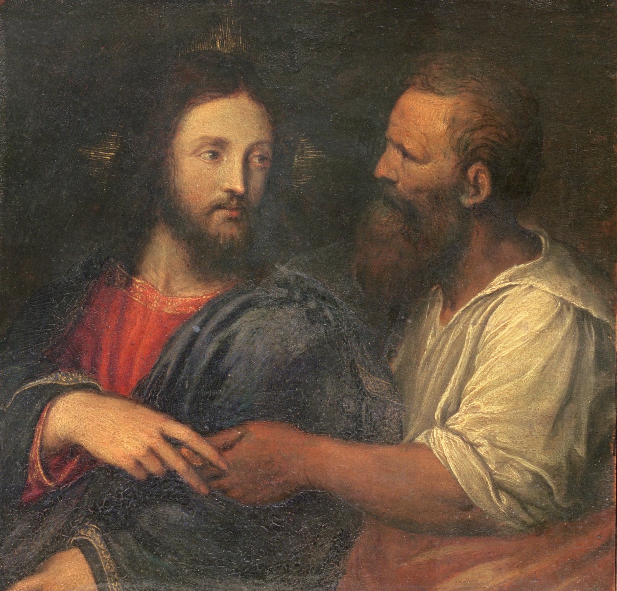 Cristo com o dinheiro do tributo (painel) de Benvenuto Tisi da Garofalo