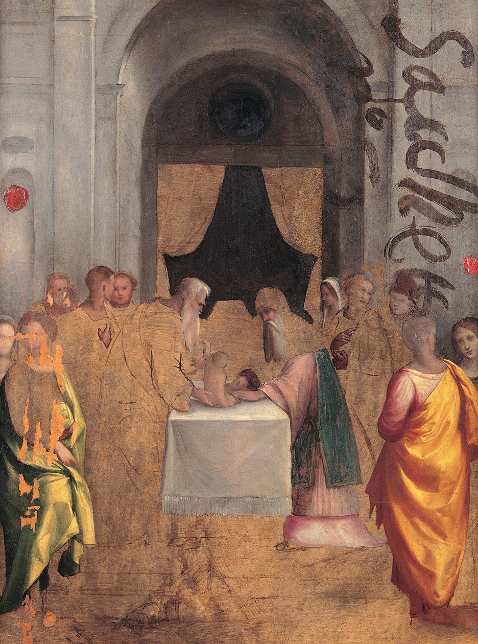 Apresentação no templo de Benvenuto Tisi da Garofalo