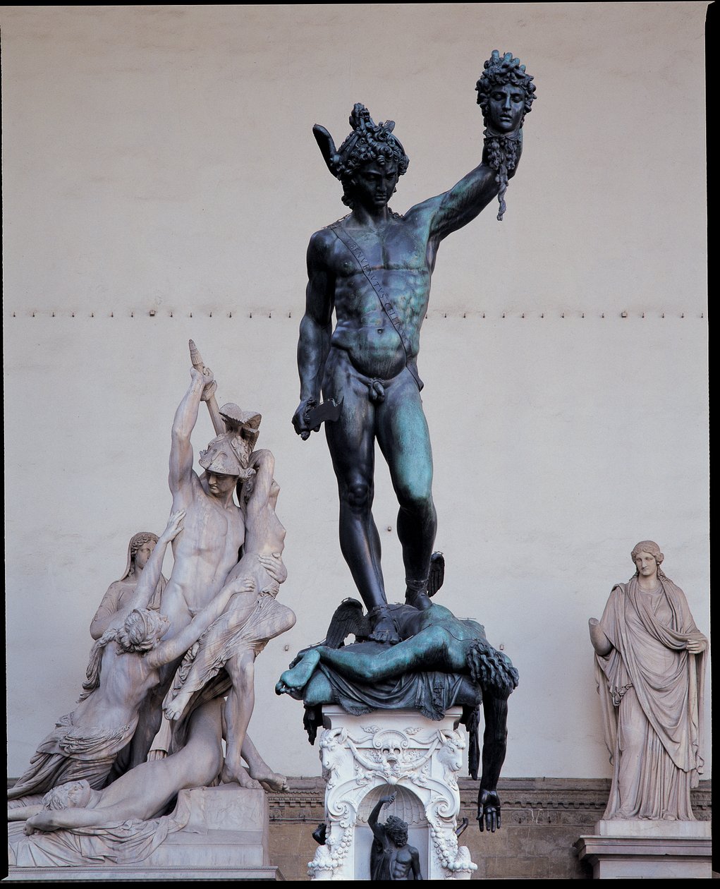 Perseu com a cabeça da Medusa, 1545-54 (bronze) de Benvenuto Cellini