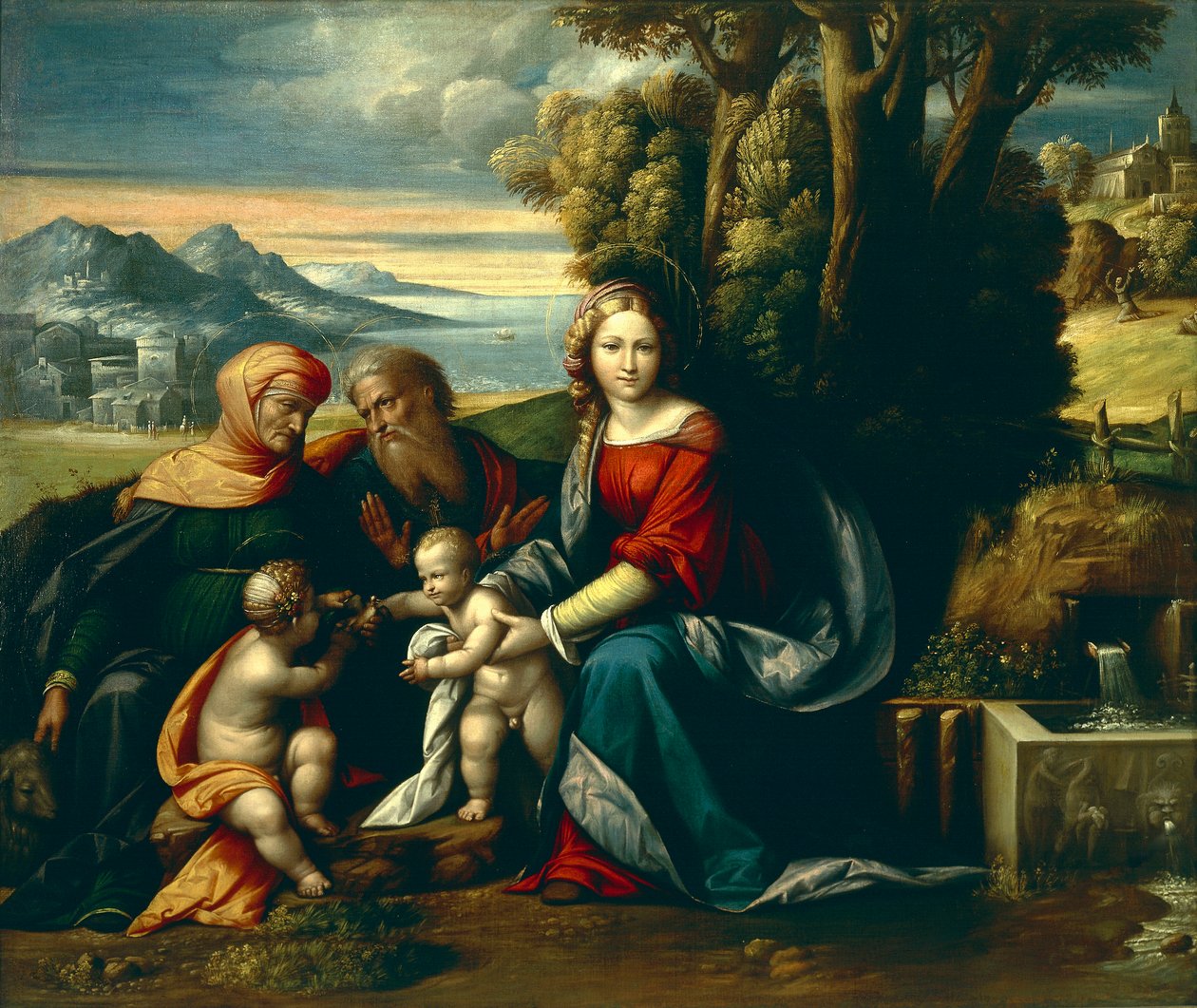 Santa Conversa, de Benvenuto Garofalo (1481-1559) de Benvenuto Tisi da Garofalo