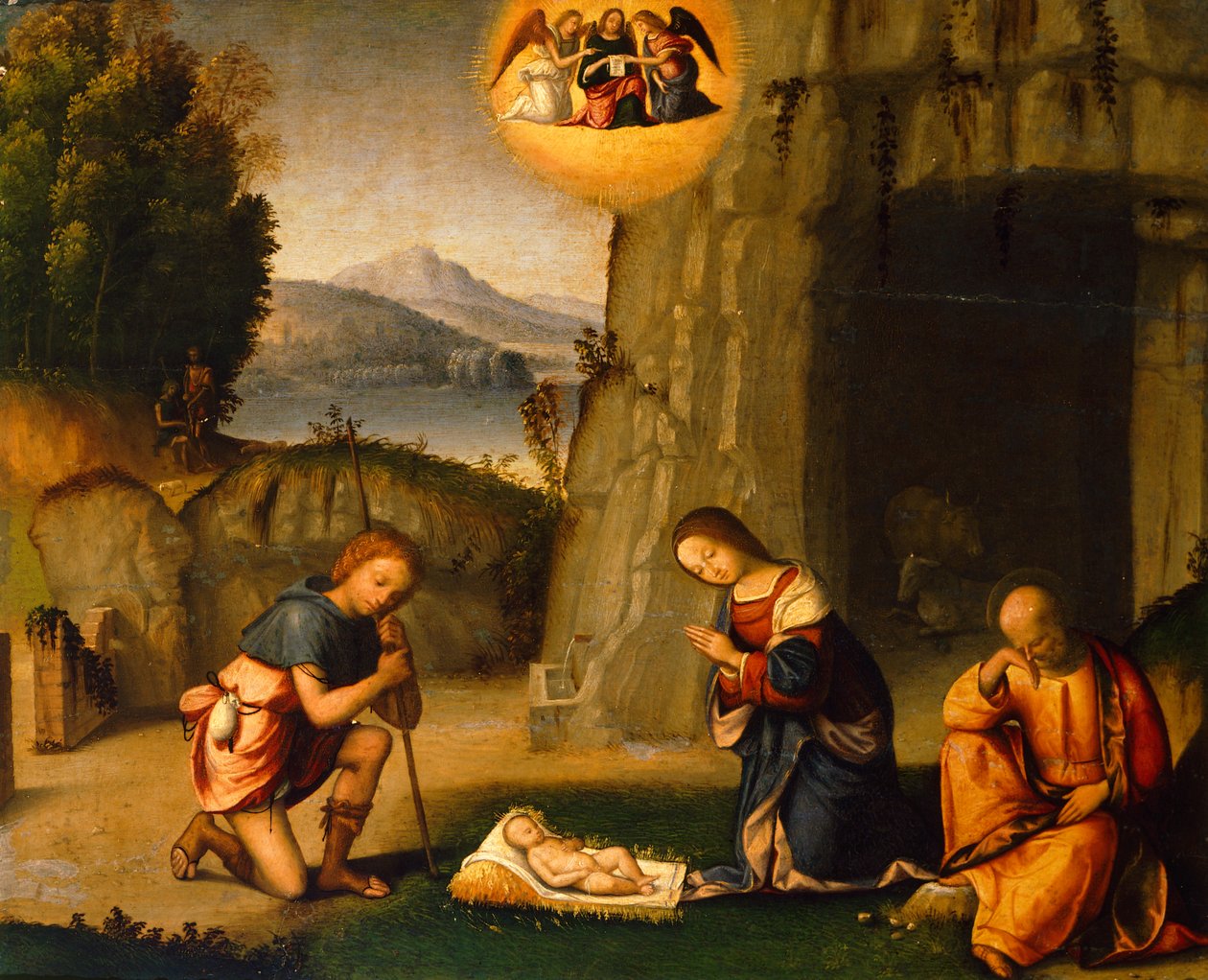 Natividade, de Benvenuto Garofalo (1481-1559) de Benvenuto Tisi da Garofalo