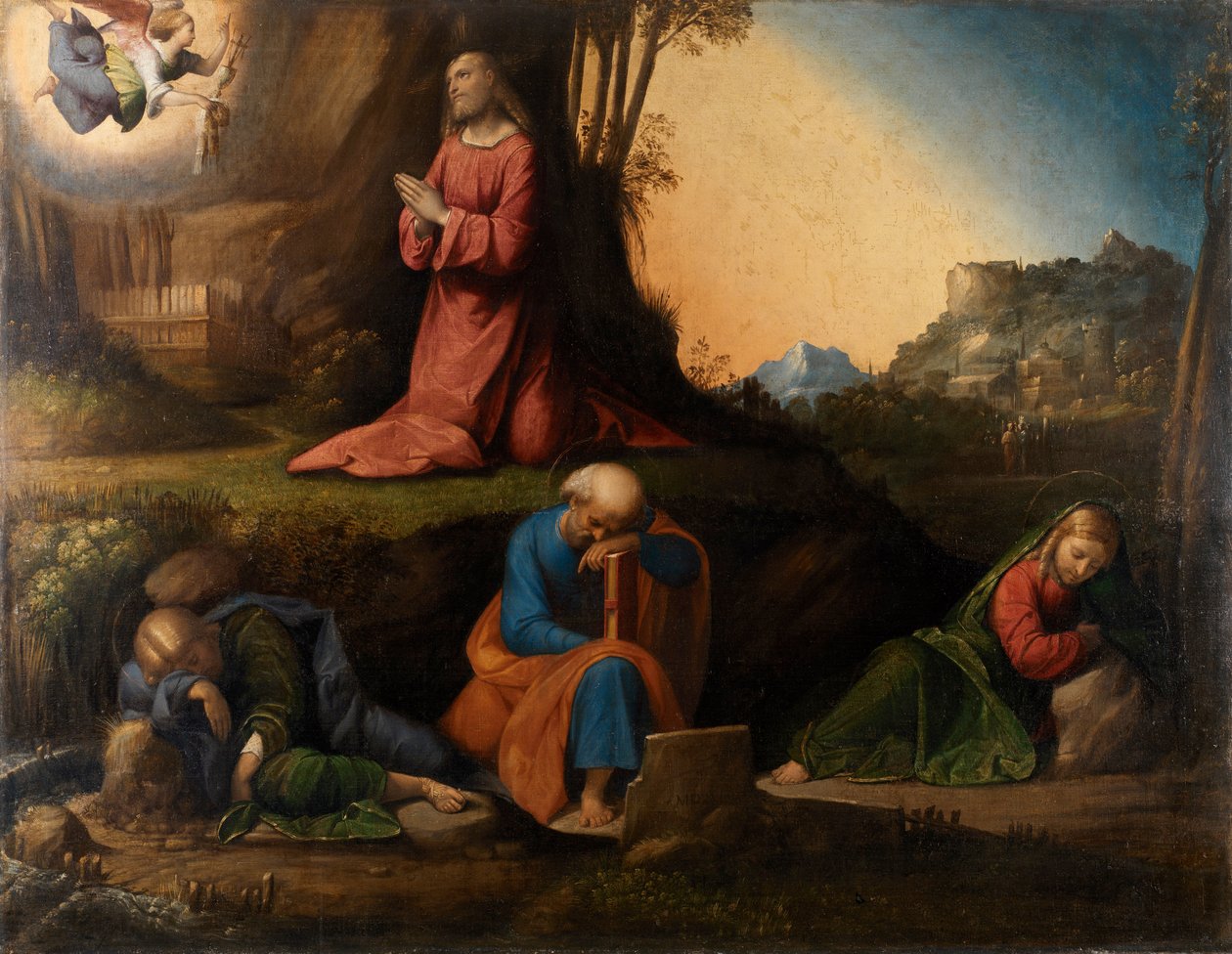 A agonia no jardim, 1524 de Benvenuto Tisi da Garofalo