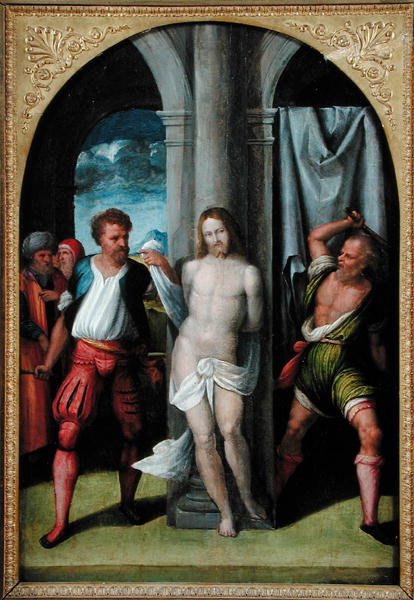 A Flagelação de Cristo de Benvenuto Tisi da Garofalo