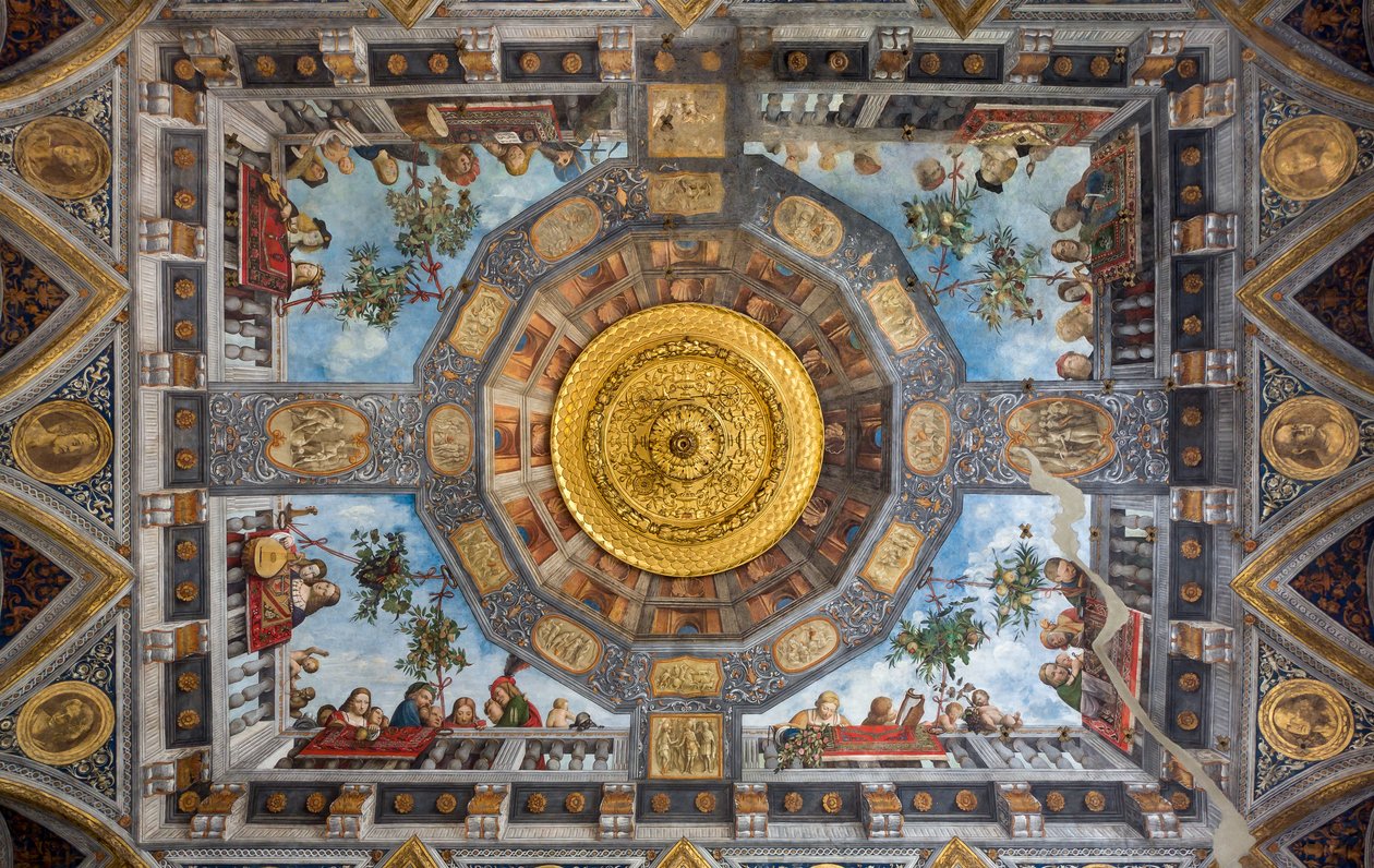 Cofre do Salão do Tesouro (fresco) de Benvenuto Tisi da Garofalo