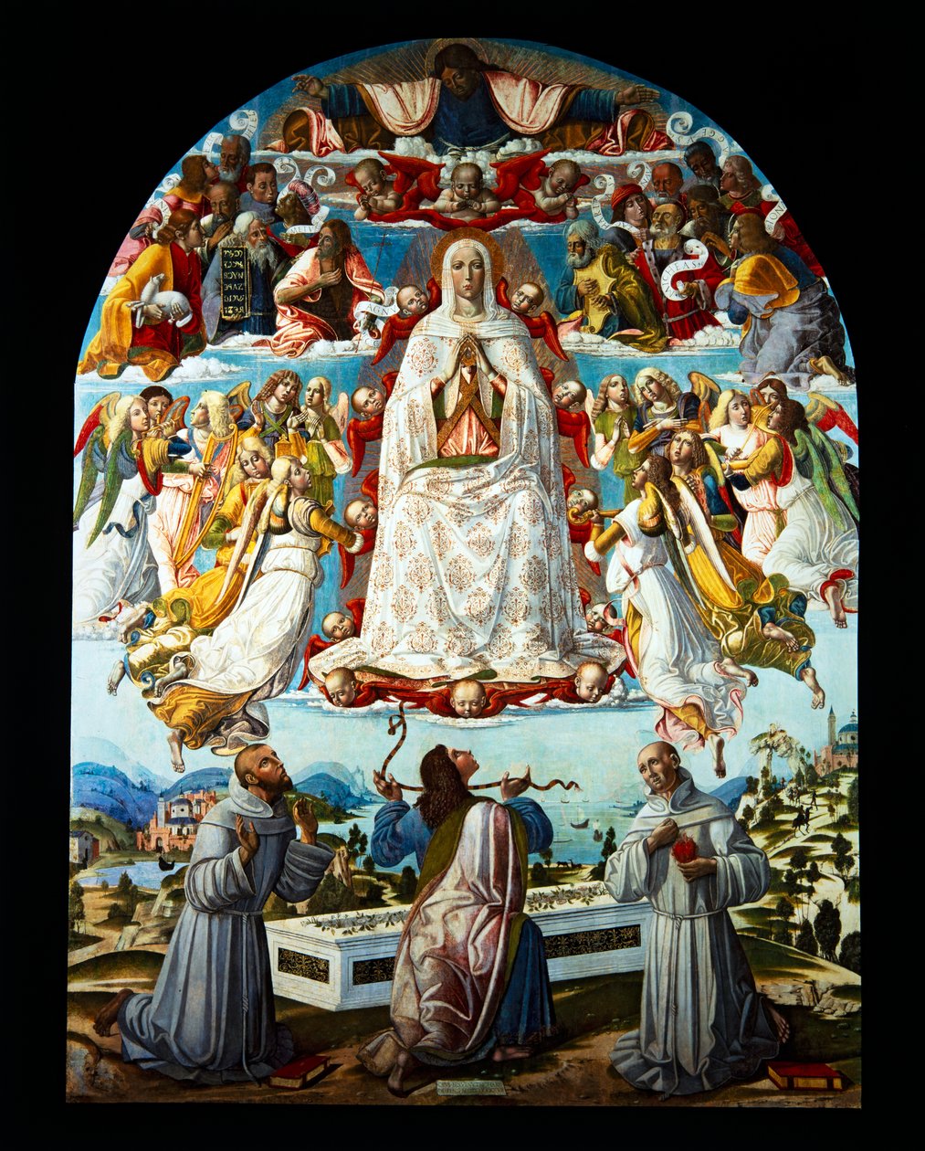 A Assunção da Virgem de Benvenuto di Giovanni