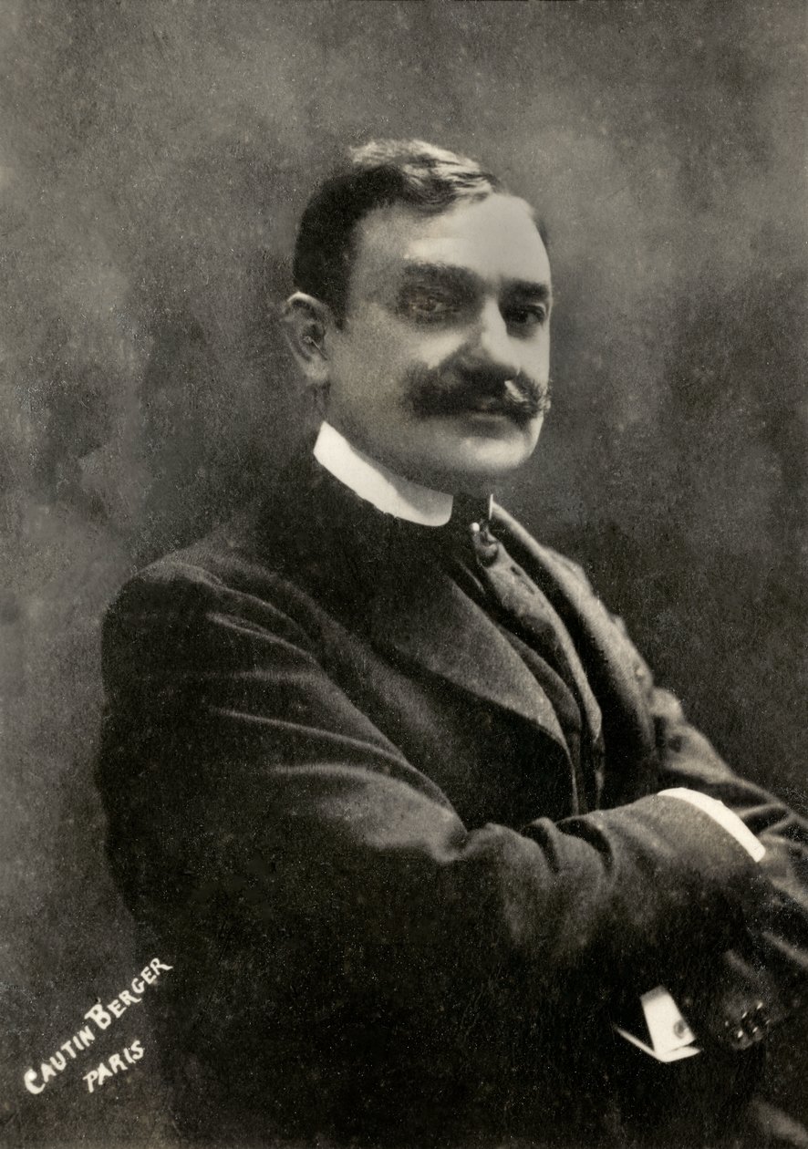 Retrato do artista francês Jacques Isnardon (1860) de Berger & Cautin