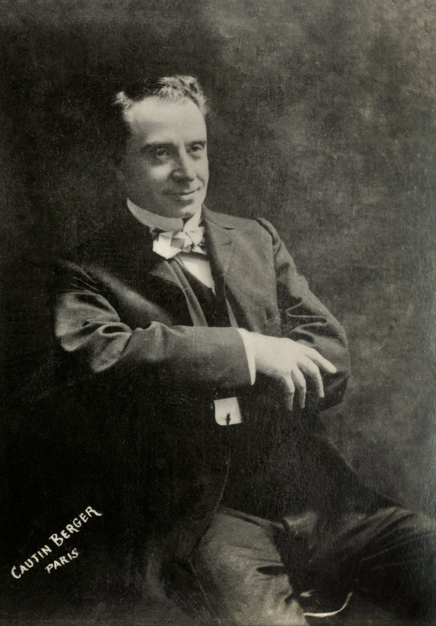 Retrato do artista francês Jules Charles Truffier (1856) de Berger & Cautin