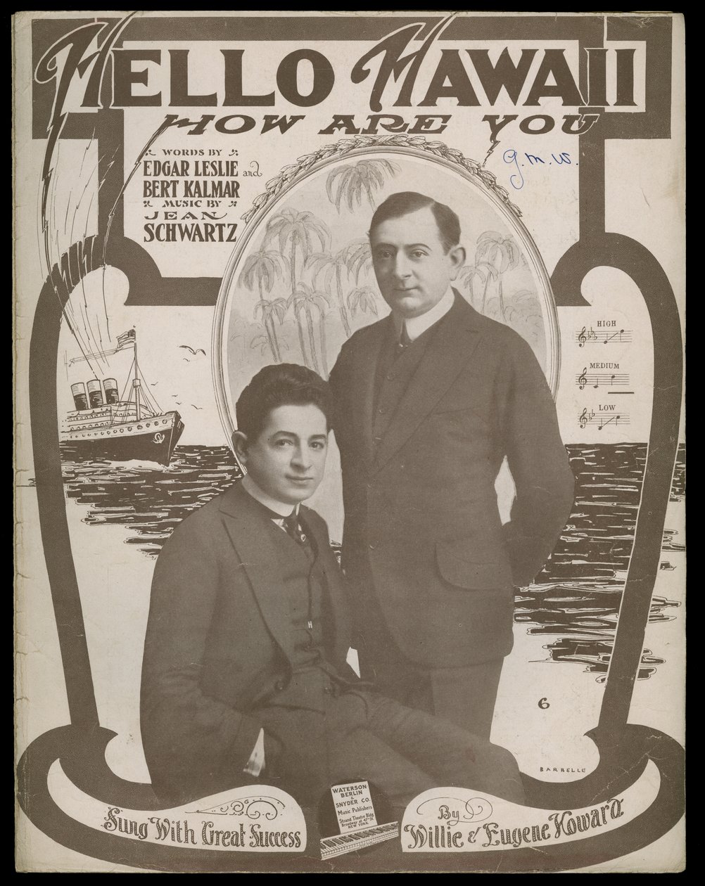 Olá Hawaii, como está? de Berlin & Snyder Co. Waterson