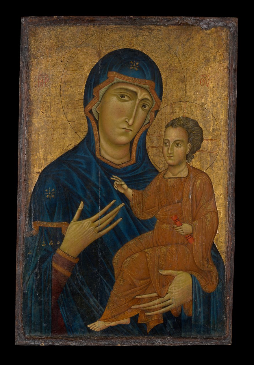 Nossa Senhora e o Menino de Berlinghiero Berlinghieri