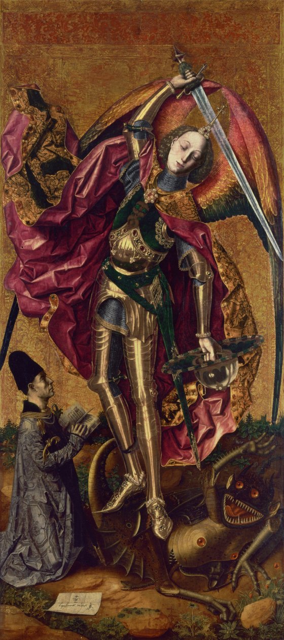 São Miguel e o Dragão de Bartolomé Bermejo